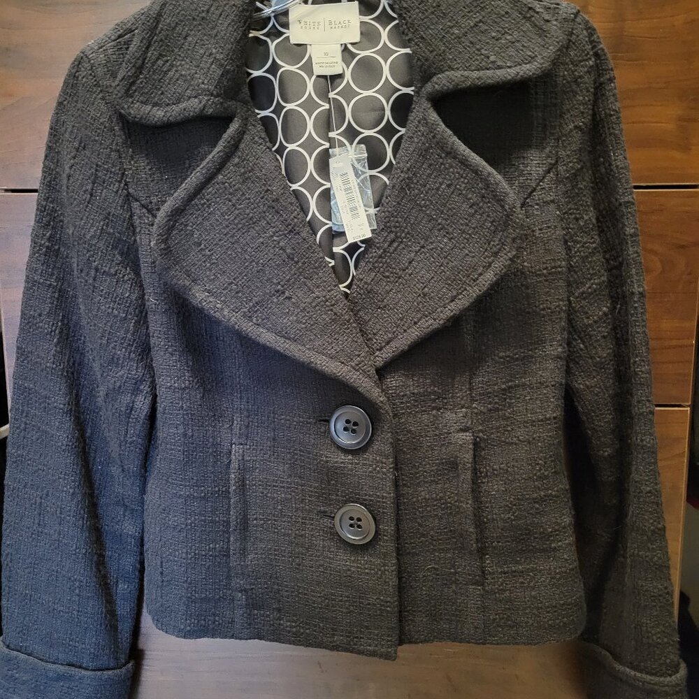 White House Black Market Boucle Blazer